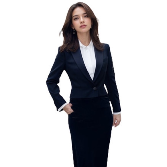 DEVORAH'S SECRET Modest Maxi Skirt Black Velvet - Picture 2 of 5